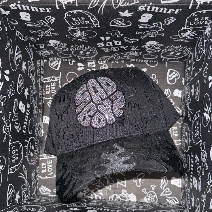 Gorra Bad Boy - street con rhinestones